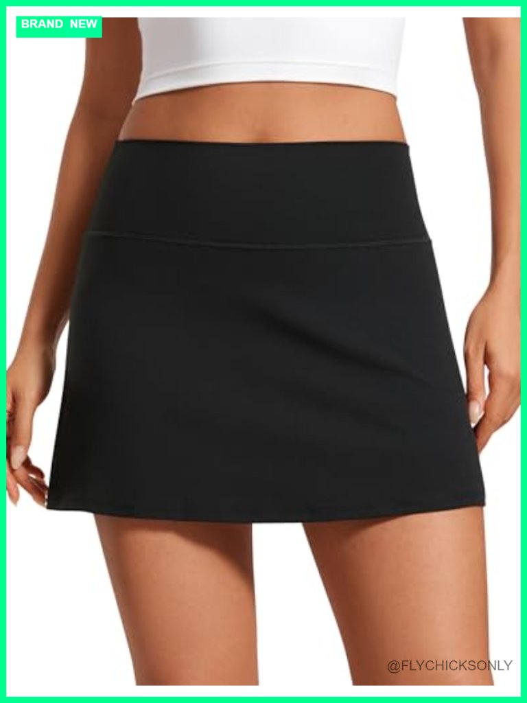 Butterluxe High Waisted Tennis Skort With Built-In Shorts & Pockets